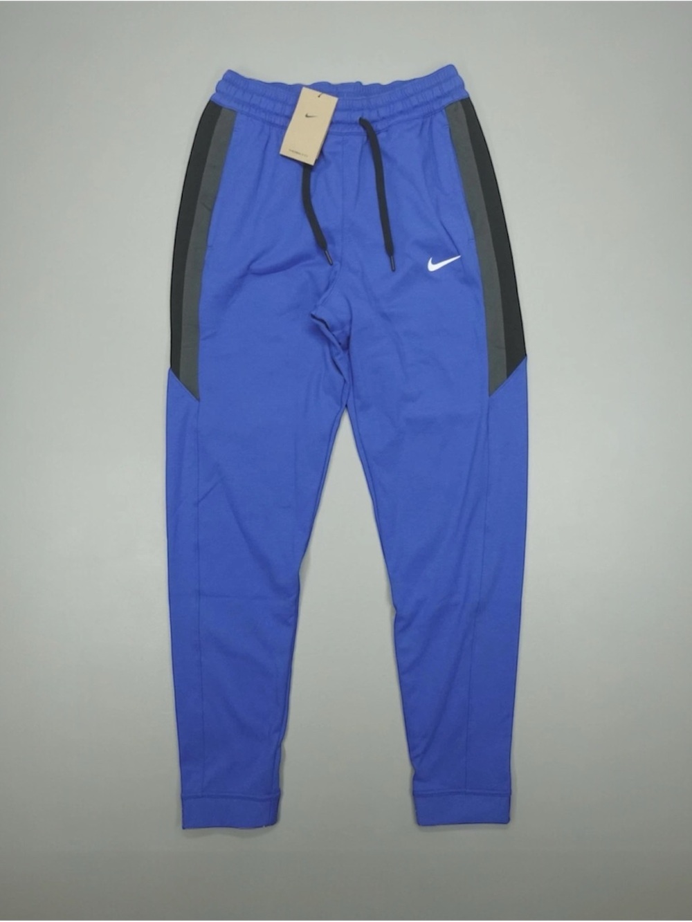 Nike Therma-Fit Men’s Athletic Sweatpants FD1133-496 blue black size L Large NEW